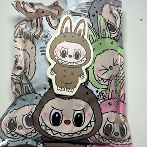 POPMART LABUBU THE MONSTERS EXCITING MACARON TOFFEE PLUSH KEYCHAIN